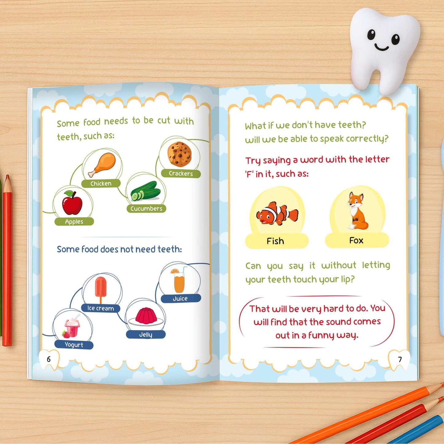 My Beautiful Teeth Series – Complete Bundle (3 Educational Books + 3 Activity Books) + Hourglass