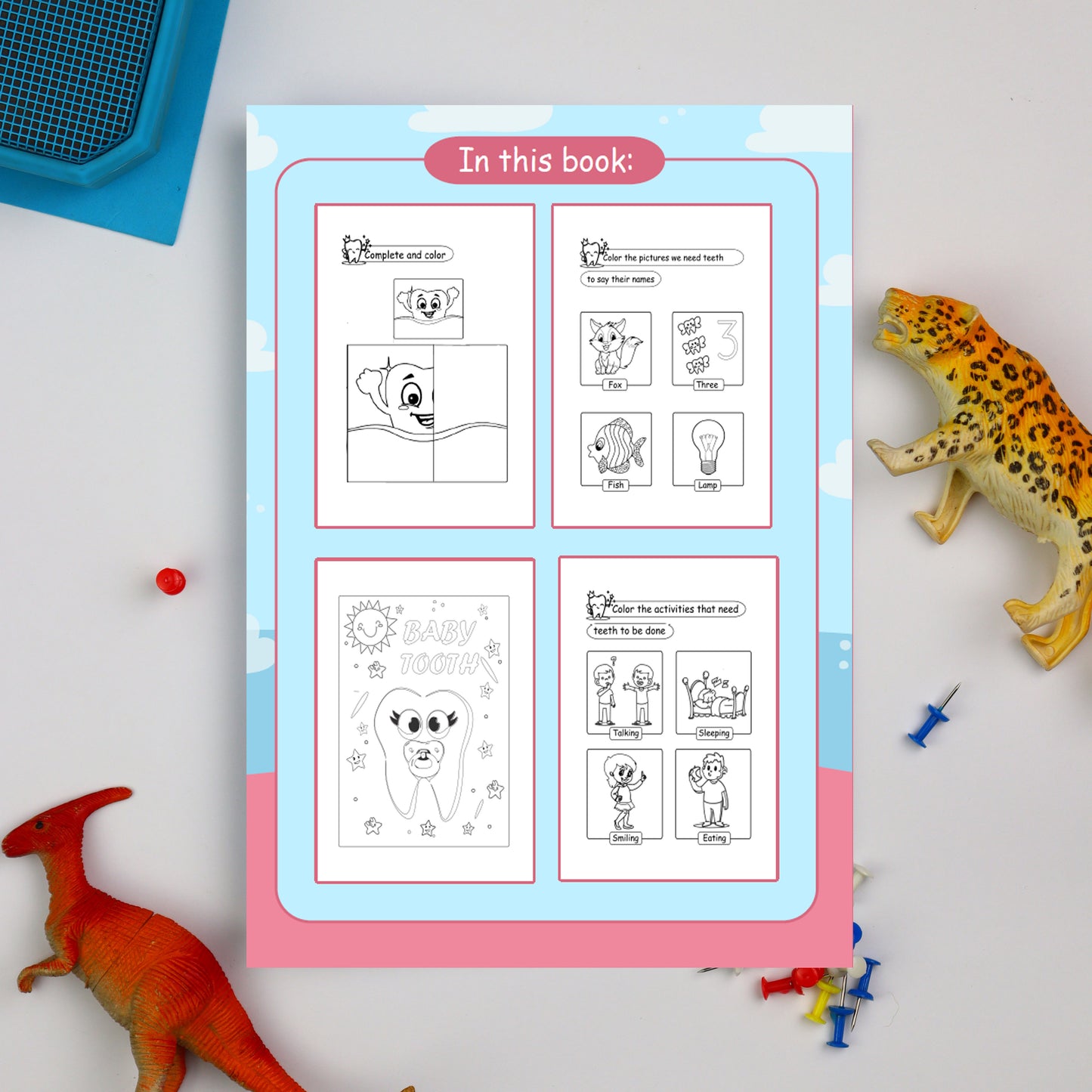 My Beautiful Teeth Series – Complete Bundle (3 Educational Books + 3 Activity Books) + Hourglass