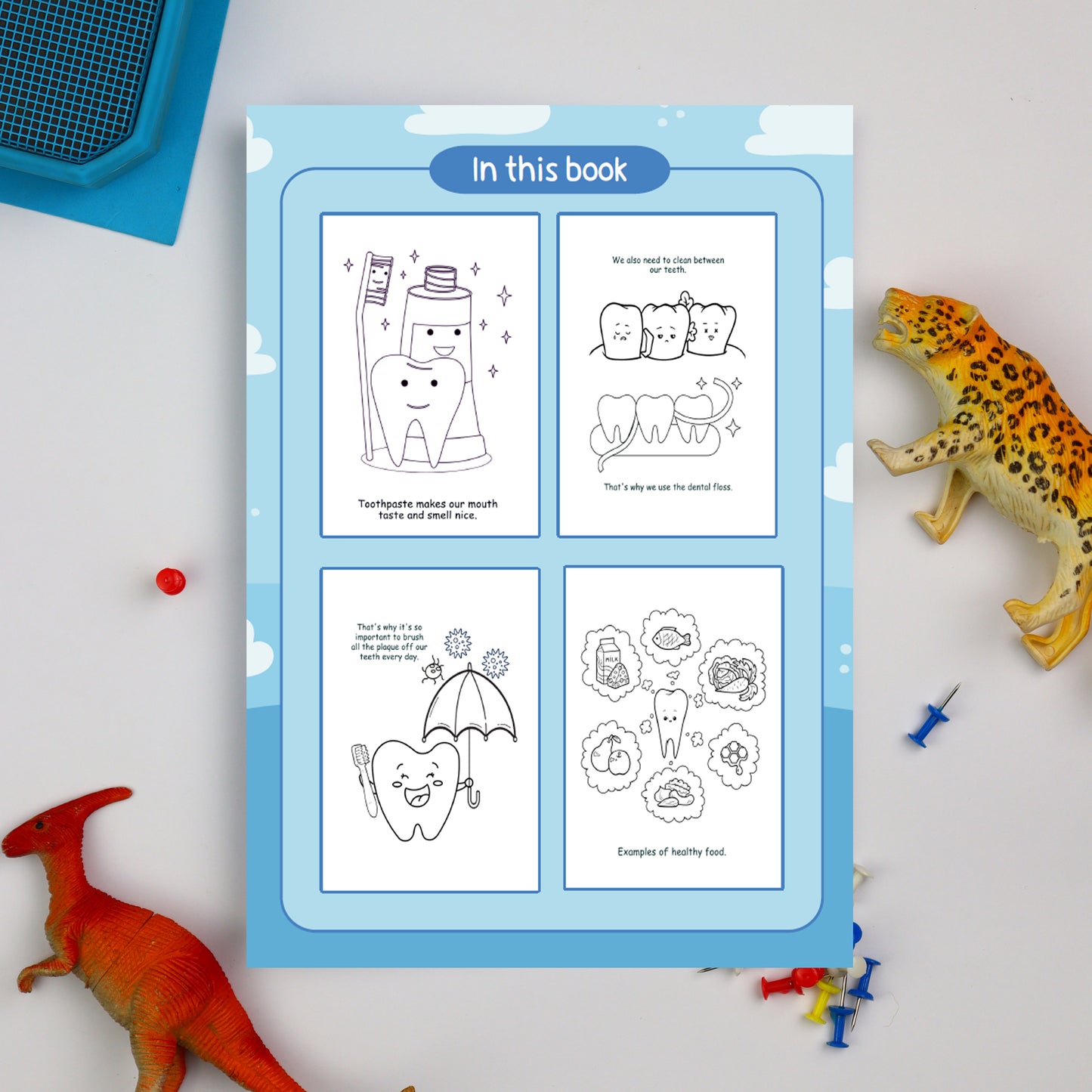 My Beautiful Teeth Series – Complete Bundle (3 Educational Books + 3 Activity Books) + Hourglass